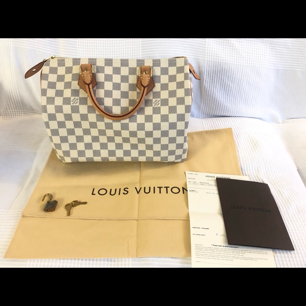 LV Speedy 30 azur